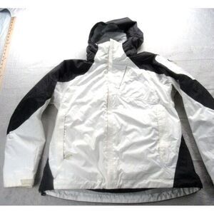 Nike‎ ACG Jacket Youth Small White 3in1 Removable Fleece Liner Hood Waterproof